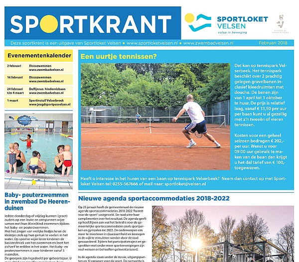 Sportkrant februari